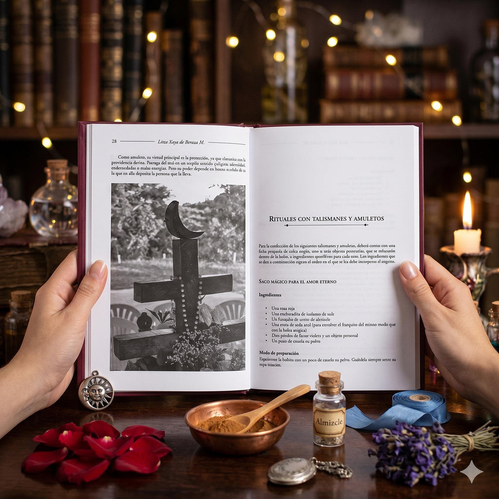 Libro "El Poder de los Amuletos": Guía de Magia, Rituales y Talismanes