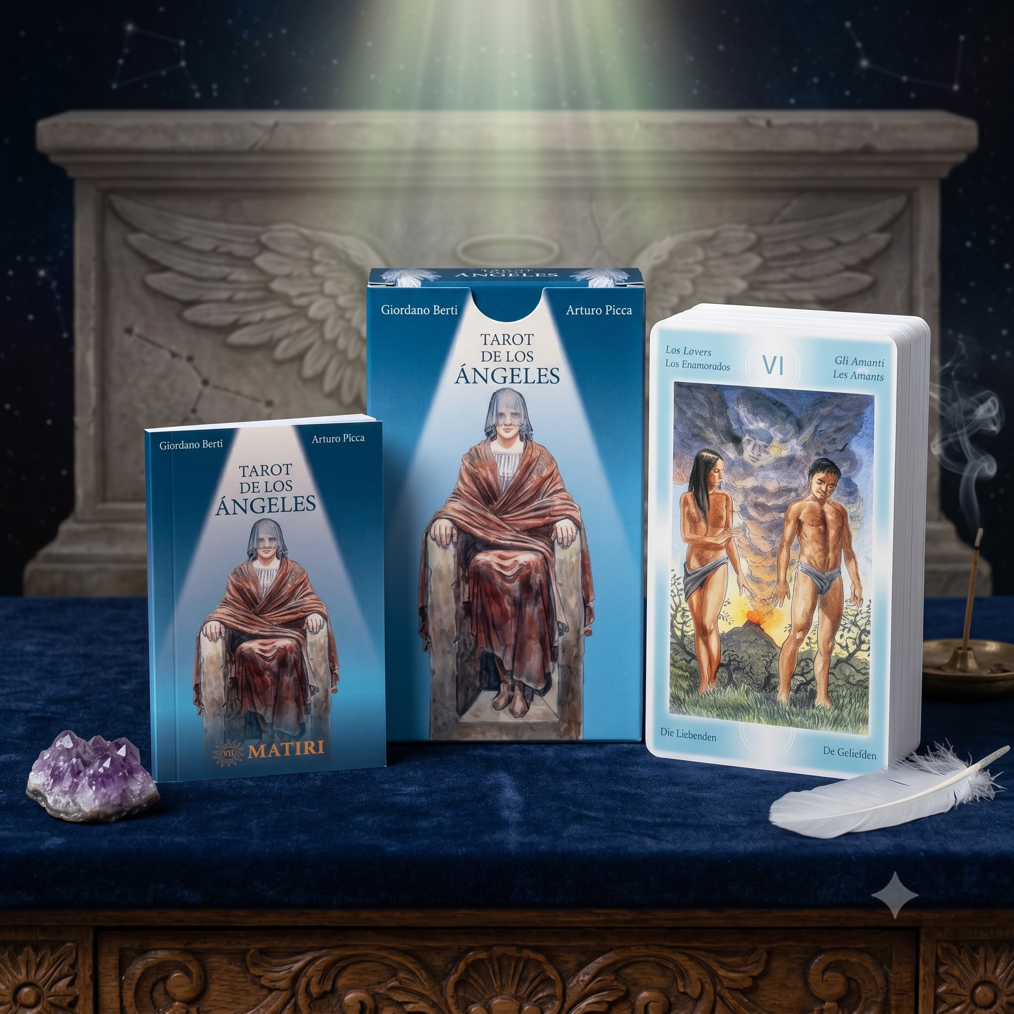 Tarot de los Ángeles Original - Giordano Berti y Arturo Picca | Incluye Manual de Guía Espiritual