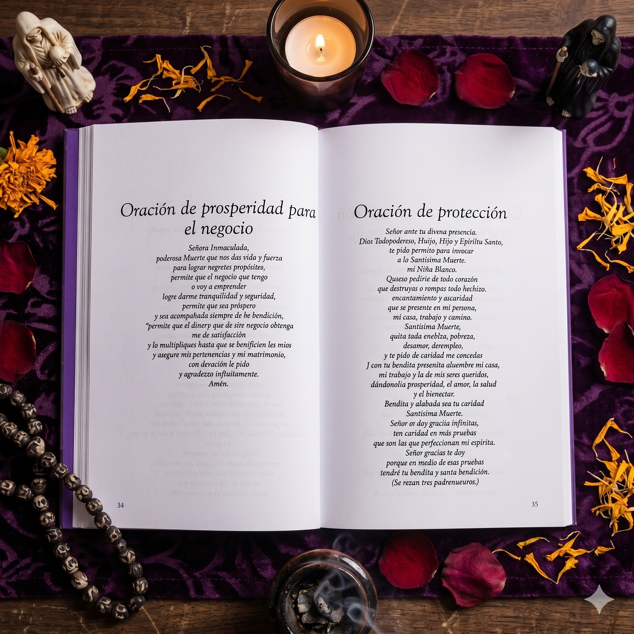 El Libro de la Santa Muerte: Guía Completa de Culto, Oraciones y Altares