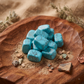 Piedras de Turquesa Natural Rolada (Paquete de 100g) | Minerales para Colección, Energía y Decoración