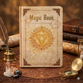 "Magic Book": Libreta Mágica Estilo Grimorio Vintage | Diario Esotérico, Astral y Tarot