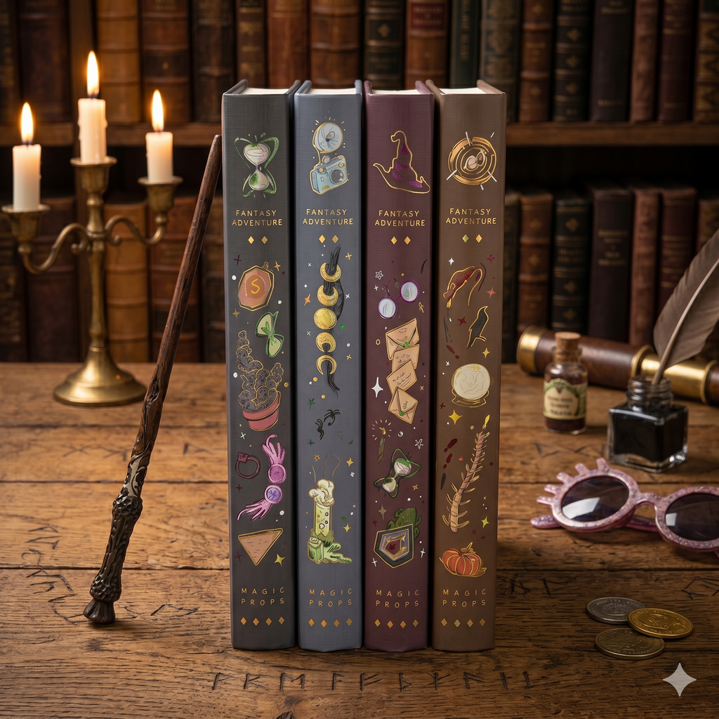 Libreta Mágica "Magic World" Tapa Dura | Diario de Fantasía Vintage