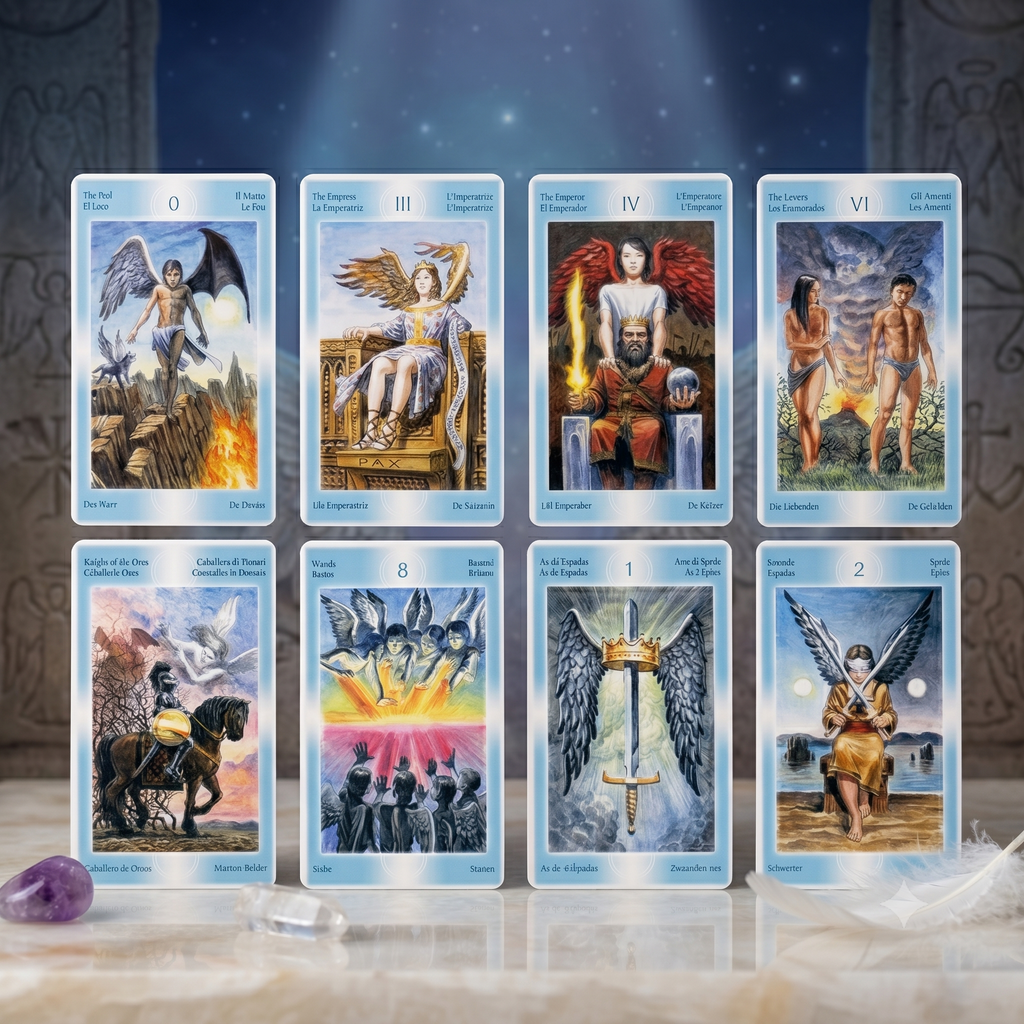 Tarot de los Ángeles Original - Giordano Berti y Arturo Picca | Incluye Manual de Guía Espiritual