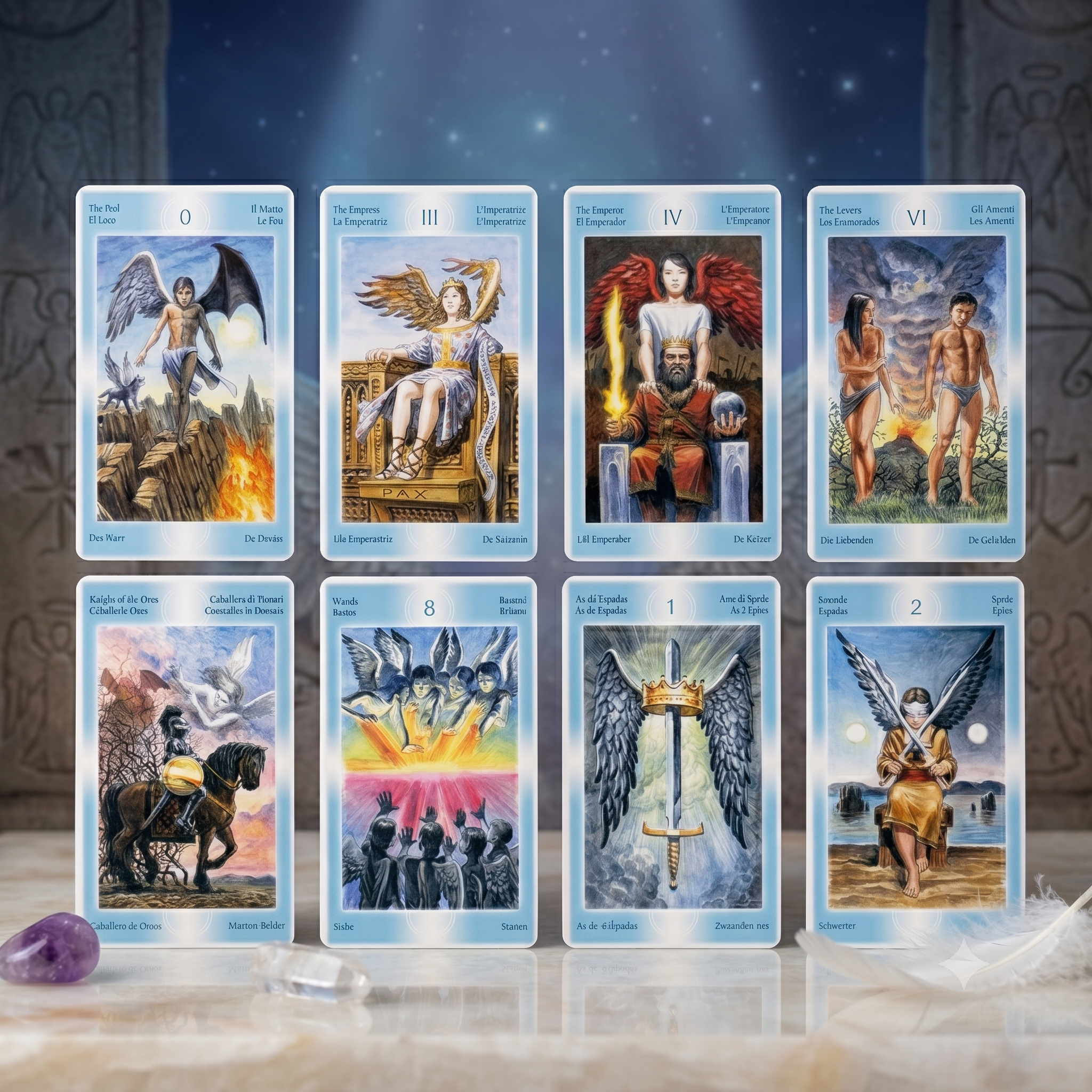 Tarot de los Ángeles Original - Giordano Berti y Arturo Picca | Incluye Manual de Guía Espiritual
