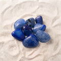 Cuarzos Azules Pulidos 100 g | Armonía, Paz y Sanación Energética.