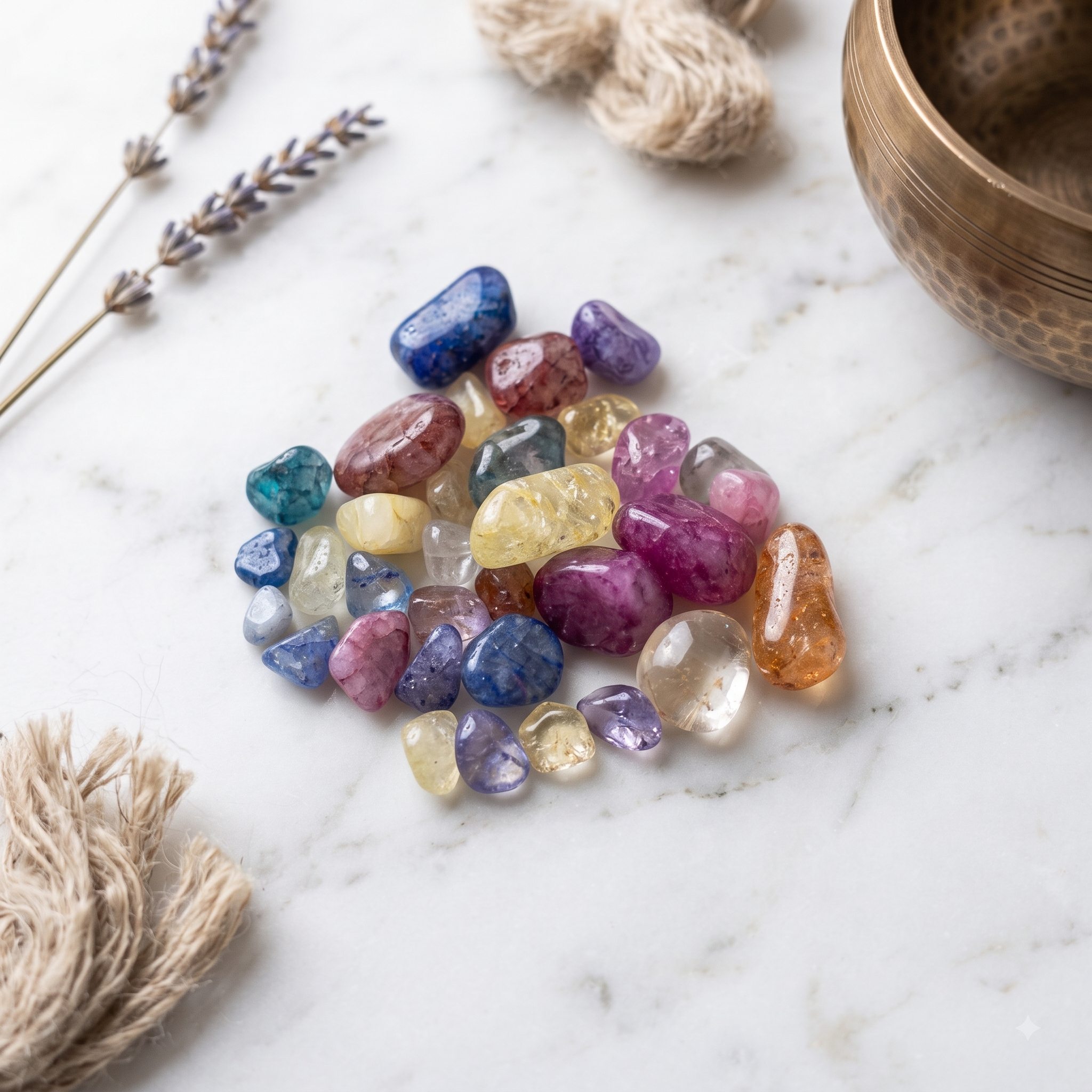Mix de Cuarzos Naturales Rolados (100g) | Cristales Energéticos y Místicos