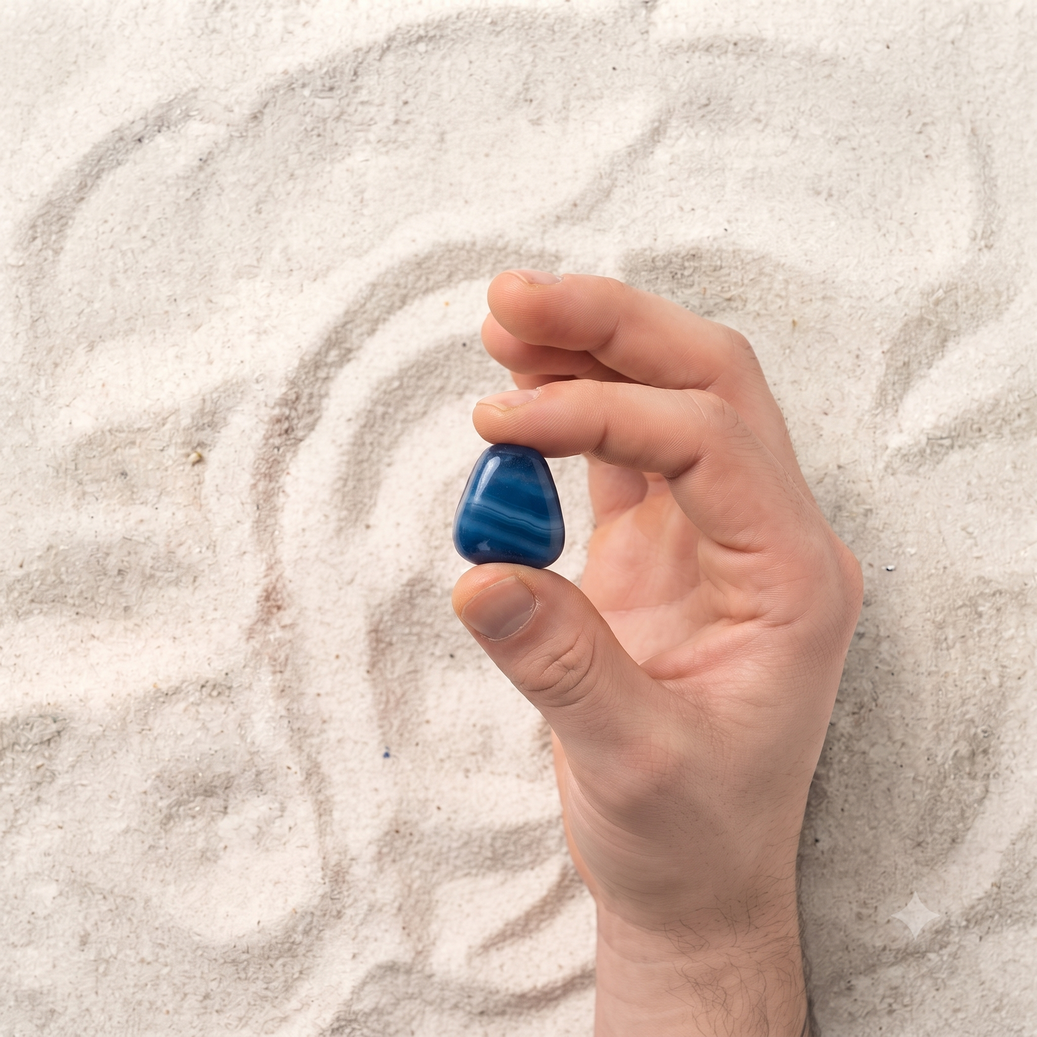 Cuarzos Azules Pulidos 100 g | Armonía, Paz y Sanación Energética.