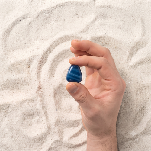 Cuarzos Azules Pulidos 100 g | Armonía, Paz y Sanación Energética.