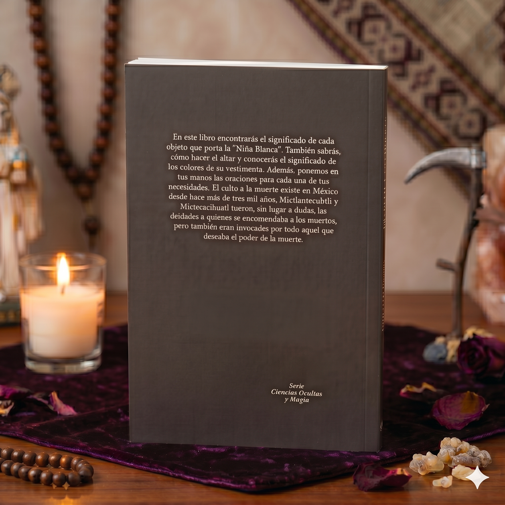 Libro Práctica del Culto a la Santa Muerte: Guía Completa de Oraciones y Altares a la Niña Blanca