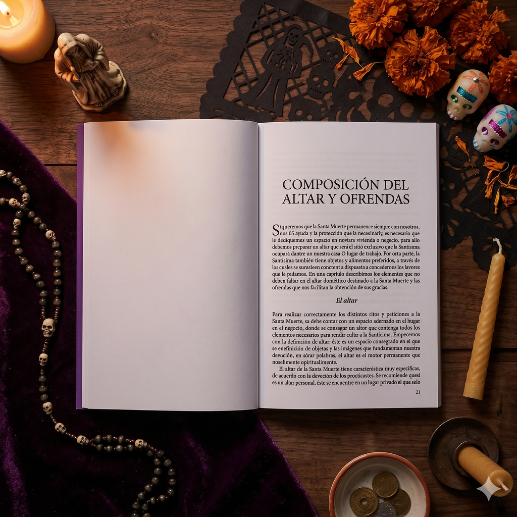 El Libro de la Santa Muerte: Guía Completa de Culto, Oraciones y Altares