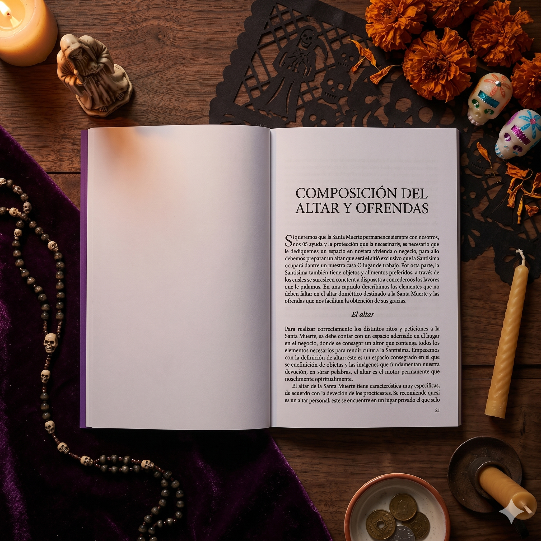 El Libro de la Santa Muerte: Guía Completa de Culto, Oraciones y Altares