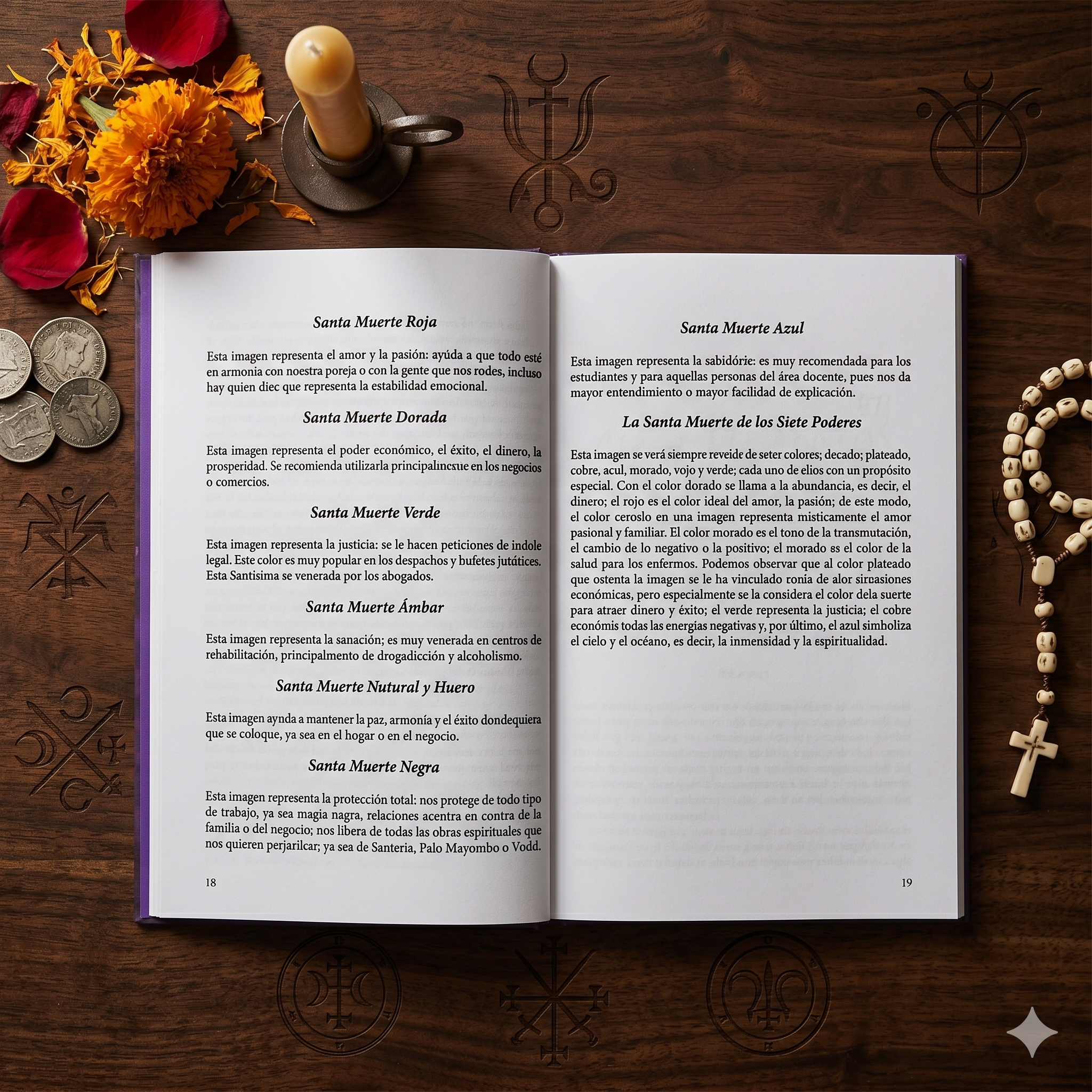 El Libro de la Santa Muerte: Guía Completa de Culto, Oraciones y Altares